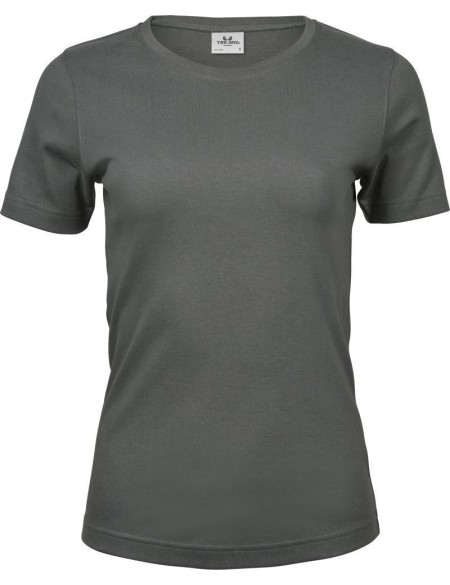 Dámské tričko - Teejays Interlock  - Powder grey M