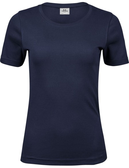 Dámské tričko - Teejays Interlock  - Navy L