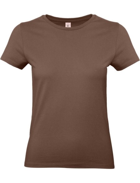 Dámské tričko - B+C E190 - Chocolate XS