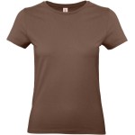 Dámské tričko - B+C E190 - Chocolate S