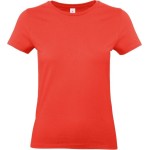 Dámské tričko - B+C E190 - Sunset orange S