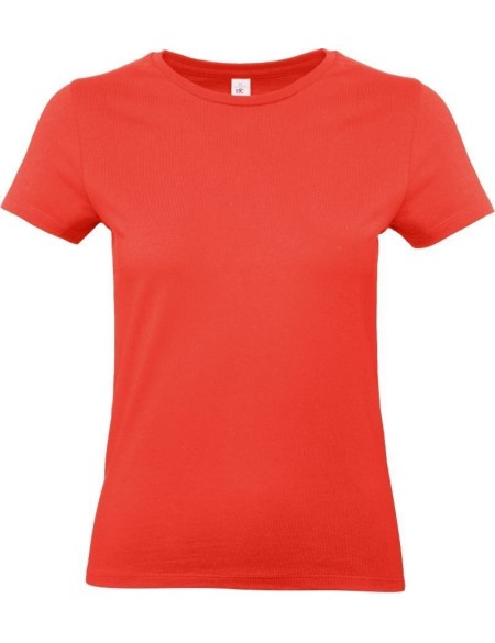 Dámské tričko - B+C E190 - Sunset orange S