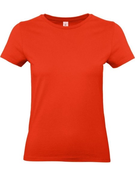 Dámské tričko - B+C E190 - Fire red M