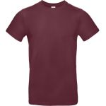 Pánské tričko - B+C E190  - Burgundy XL