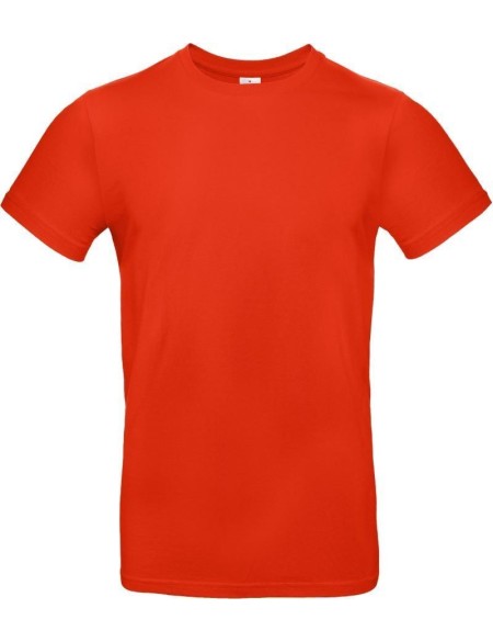 Pánské tričko - B+C E190  - Fire red S