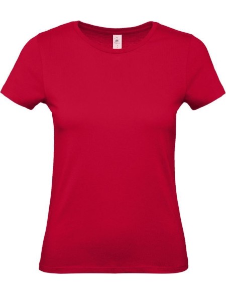 Dámské tričko - B+C 150 - Deep red M