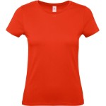 Dámské tričko - B+C 150 - Fire red XS