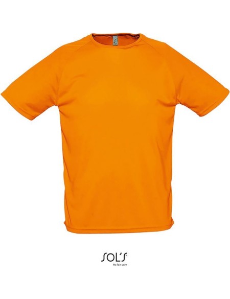 Pánské sportovní tričko SPORTY - Neon orange XXS