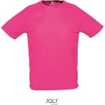 Pánské sportovní tričko SPORTY - Neon pink XS