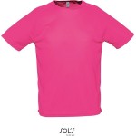 Pánské sportovní tričko SPORTY - Neon pink S
