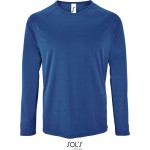 Pánské sportovní tričko SPORTY s dlouhým rukávem - Royal blue XL