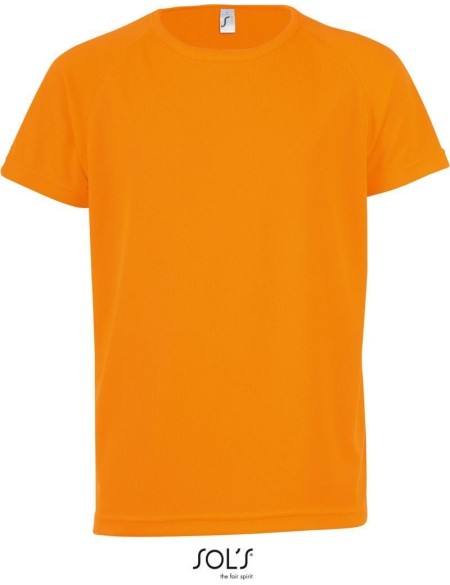 Dětské sportovní tričko - SPORTY Neon orange 8 let