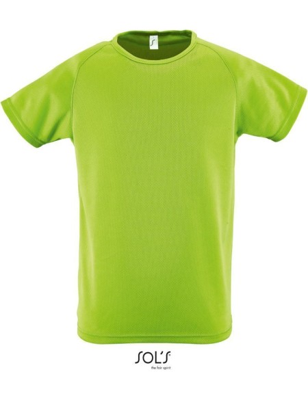 Dětské sportovní tričko - SPORTY - Apple green 10 let