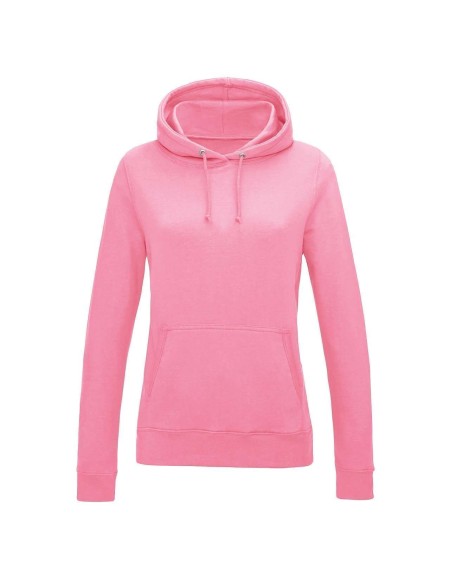 Dámská mikina JustHoods - Candyfloss Pink L