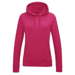 Dámská mikina JustHoods - Hot pink XS