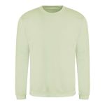 Unisex mikina bez kapuce JustHoods - Pistachio green M