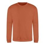 Unisex mikina bez kapuce JustHoods - Ginger biscuit M