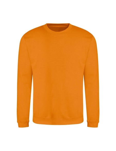 Unisex mikina bez kapuce JustHoods - Pumpkin pie L