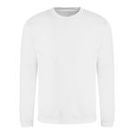 Unisex mikina bez kapuce JustHoods - Arctic white 3XL