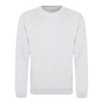 Unisex mikina bez kapuce JustHoods - Ash L