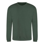 Unisex mikina bez kapuce JustHoods - Bottle green XS
