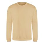 Unisex mikina bez kapuce JustHoods - Desert sand XS