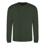 Unisex mikina bez kapuce JustHoods - Forest green L