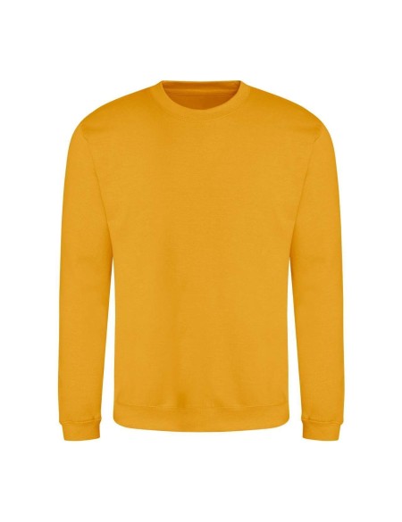 Unisex mikina bez kapuce JustHoods - Mustard M