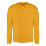 Unisex mikina bez kapuce JustHoods - Mustard XXL