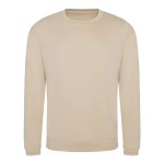 Unisex mikina bez kapuce JustHoods - Nude L