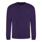 Unisex mikina bez kapuce JustHoods - Purple XXL