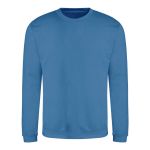 Unisex mikina bez kapuce JustHoods - Sapphire blue M