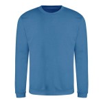Unisex mikina bez kapuce JustHoods - Sapphire blue XS