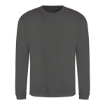 Unisex mikina bez kapuce JustHoods - Steel grey XS