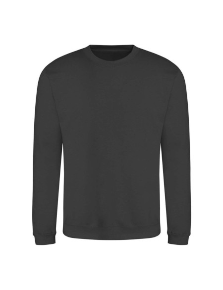 Unisex mikina bez kapuce JustHoods -  Storm grey XXL