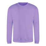 Unisex mikina bez kapuce JustHoods - Digital lavender XL