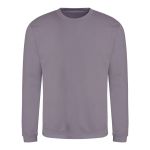 Unisex mikina bez kapuce JustHoods - Dusty lilac XXL