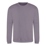 Unisex mikina bez kapuce JustHoods - Dusty lilac M