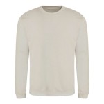 Unisex mikina bez kapuce JustHoods - Natural stone XL