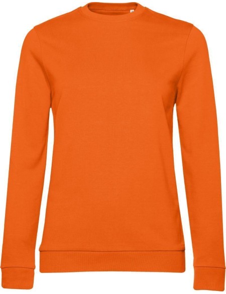 Dámská mikina bez kapuce #Set In - Pure orange L