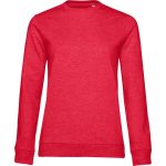 Dámská mikina bez kapuce #Set In - Heather red XS
