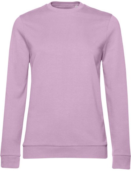Dámská mikina bez kapuce #Set In - Candy pink M