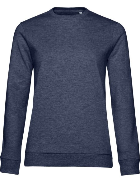 Dámská mikina bez kapuce #Set In - Heather navy XS