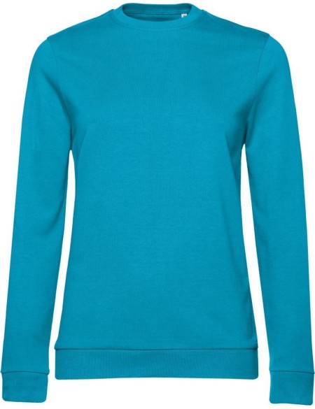 Dámská mikina bez kapuce #Set In - Hawaiian blue S