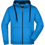 Pánská mikina Doubleface JN355 - Azure/navy L