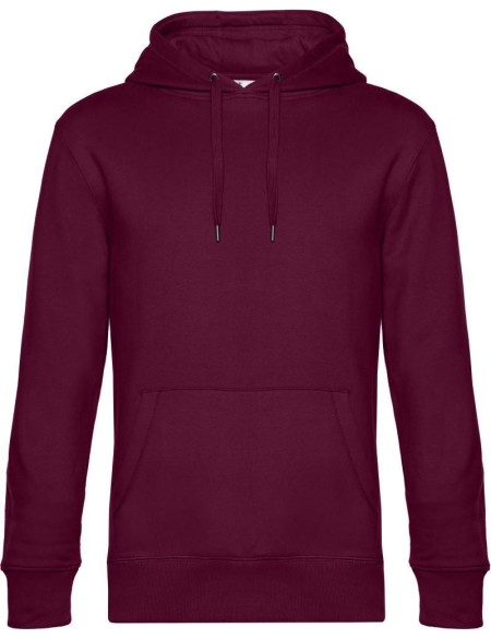 Pánská mikina s kapucí KING Hooded - Dark cherry S