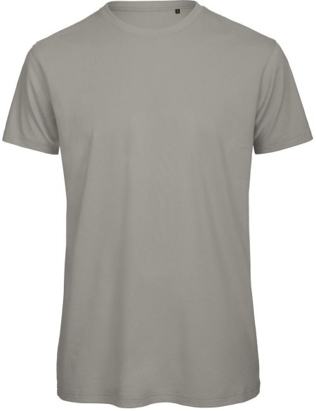 Pánské tričko B+C Inspire T z bio bavny - Light grey M