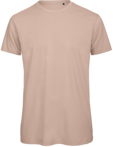 Pánské tričko B+C Inspire T z bio bavny - Millennial pink 3XL
