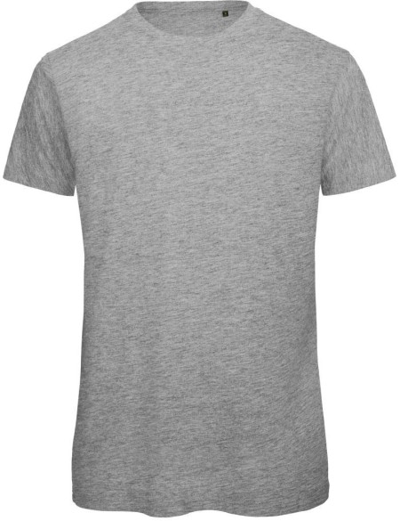 Pánské tričko B+C Inspire T z bio bavny - Sport grey XXL