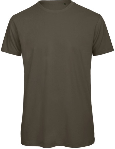 Pánské tričko B+C Inspire T z bio bavny - Khaki L